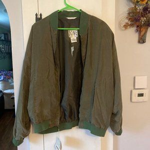 Vintage Green Silk Tracksuit